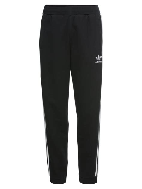 adidas broek zwart lang band|adidas trainers broek.